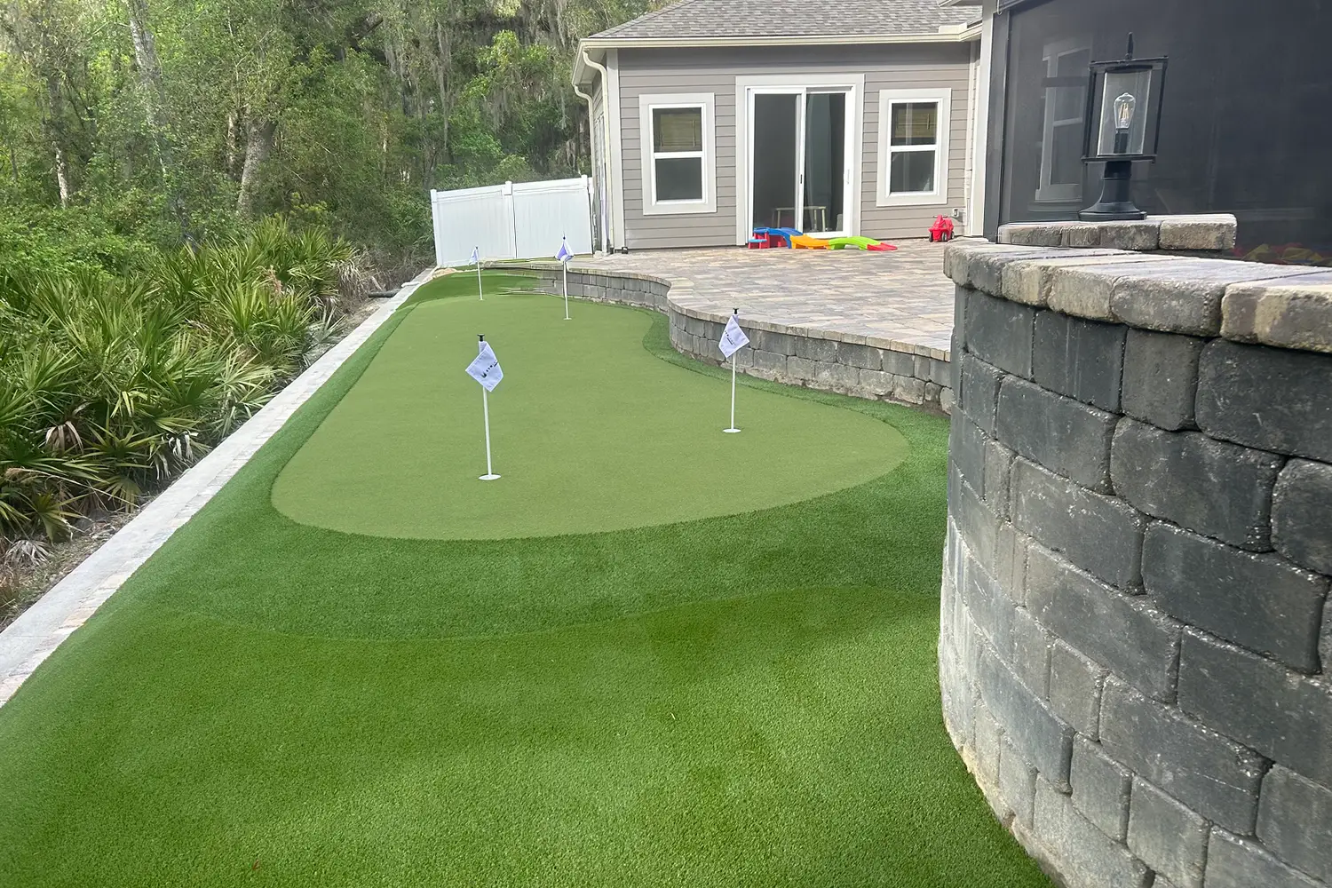 Dry River Bed Golf Green